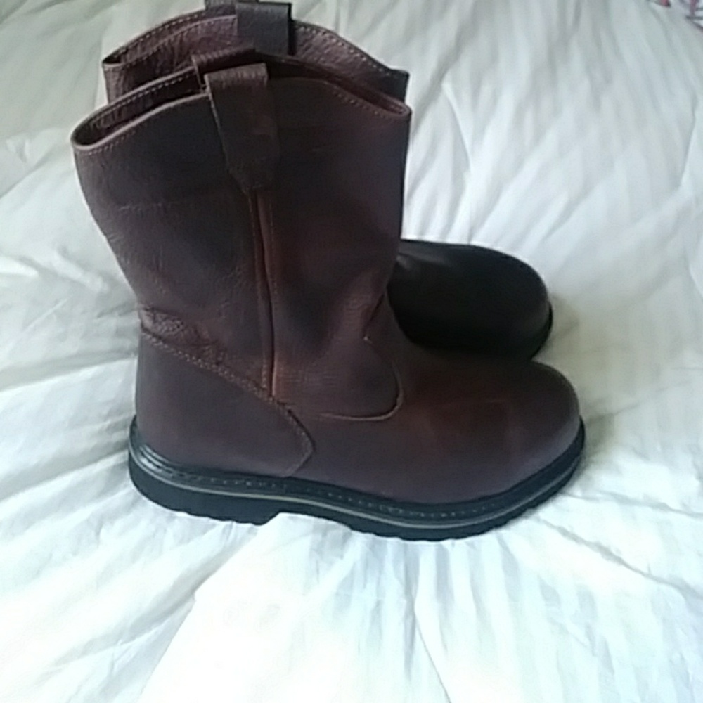Steeltoe 10" Wellington Wolverine workboots